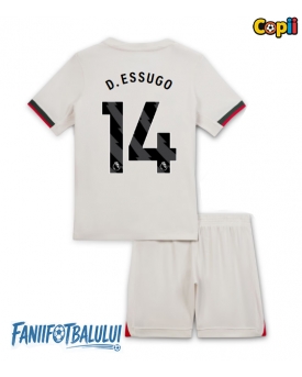 Chelsea Dario Essugo #14 Echipament de Fotbal Replică 2025-26 Copii Deplasare (+ Șorturi)